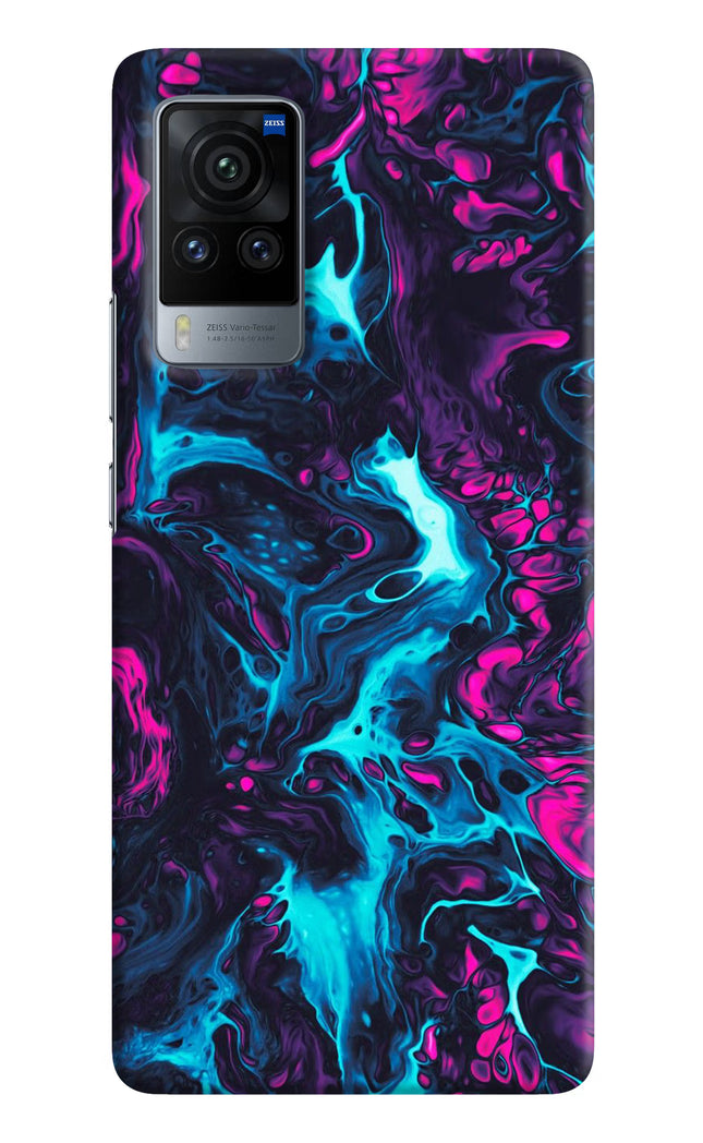 Abstract Vivo X60 Pro Hard Case Back Cover by Casekaro