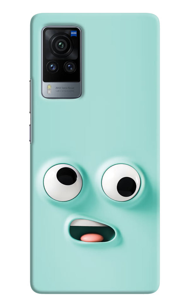 Funny Cartoon Vivo X60 Pro Hard Case Back Cover by Casekaro