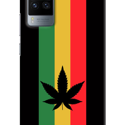 Weed Flag Vivo X60 Pro Hard Case Back Cover by Casekaro
