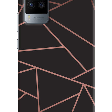 Geometric Pattern Vivo X60 Pro Hard Case Back Cover by Casekaro