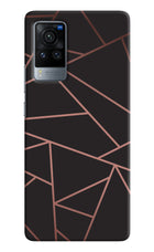 Geometric Pattern Vivo X60 Pro Hard Case Back Cover by Casekaro