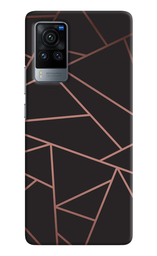 Geometric Pattern Vivo X60 Pro Hard Case Back Cover by Casekaro