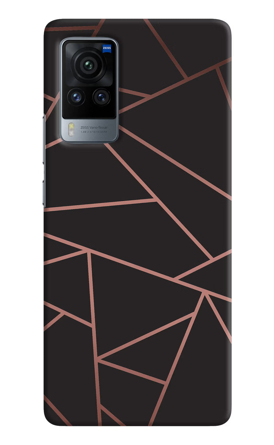 Geometric Pattern Vivo X60 Pro Back Cover, Hard case