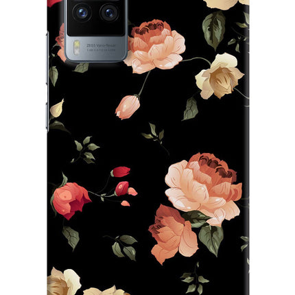 Flowers Vivo X60 Pro Hard Case Back Cover by Casekaro