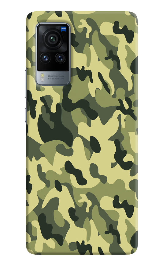 Camouflage Vivo X60 Pro Hard Case Back Cover by Casekaro
