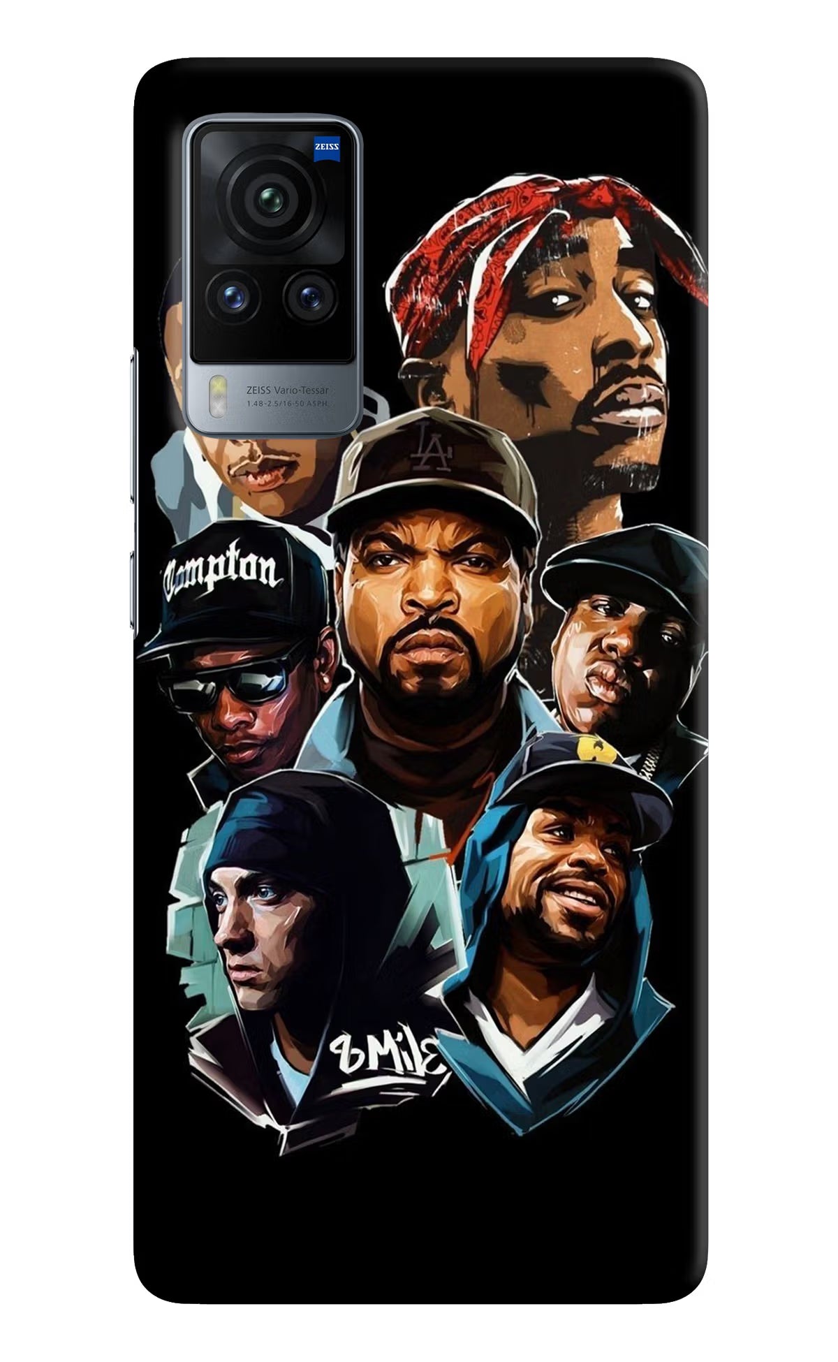 Rappers Vivo X60 Pro Hard Case Back Cover by Casekaro