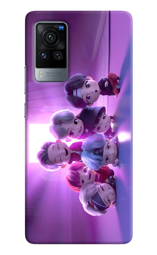 BTS Chibi Vivo X60 Pro Hard Case Back Cover by Casekaro