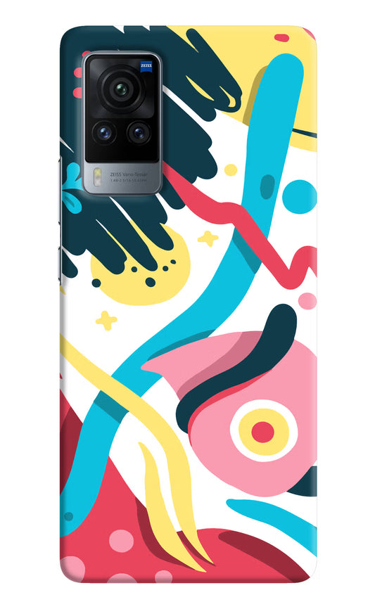 Trippy Vivo X60 Pro Hard Case Back Cover by Casekaro