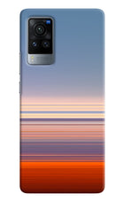 Morning Colors Vivo X60 Pro Hard Case Back Cover by Casekaro