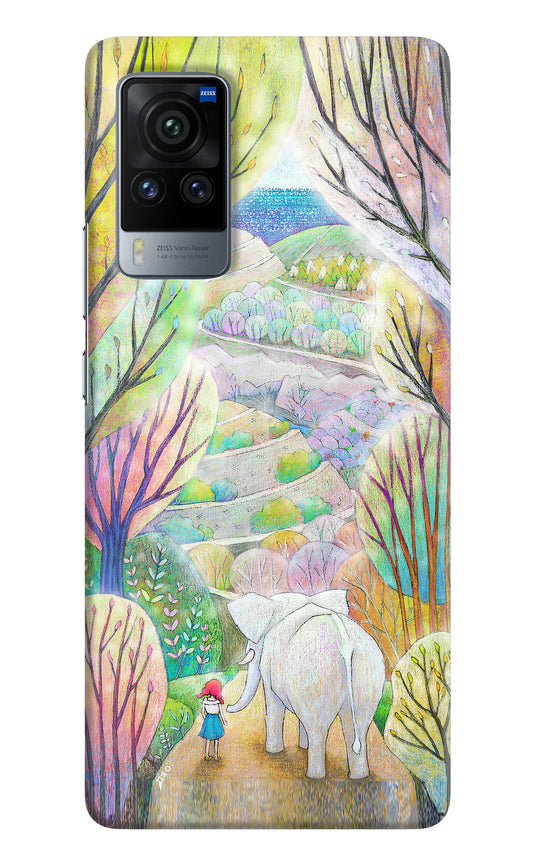 Nature Painting Vivo X60 Pro Hard Case Back Cover by Casekaro