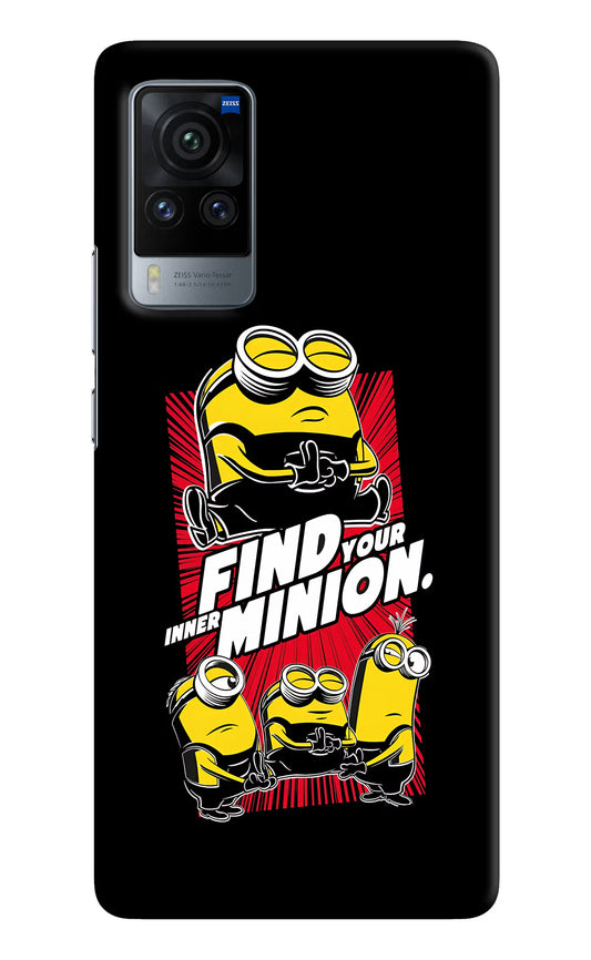 Find your inner Minion Vivo X60 Pro Hard Case Back Cover by Casekaro