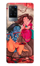 Radhe Krishna Vivo X60 Pro Hard Case Back Cover by Casekaro