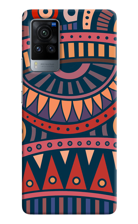 African Culture Design Vivo X60 Pro Hard Case Back Cover by Casekaro