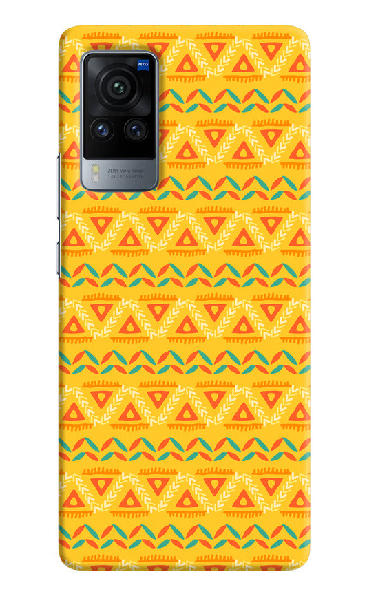 Tribal Pattern Vivo X60 Pro Hard Case Back Cover by Casekaro