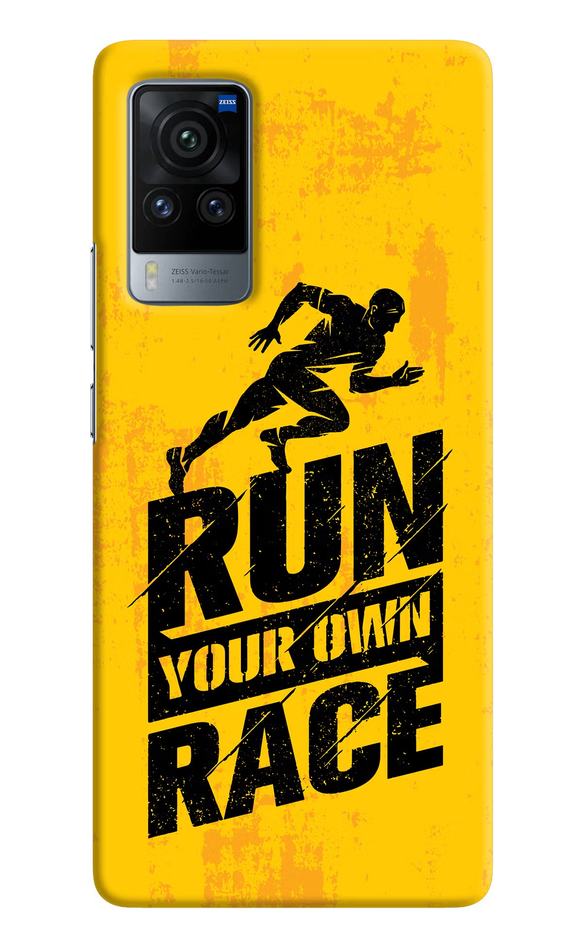 Run Your Own Race Vivo X60 Pro Hard Case Back Cover by Casekaro