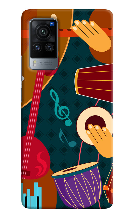 Music Instrument Vivo X60 Pro Hard Case Back Cover by Casekaro