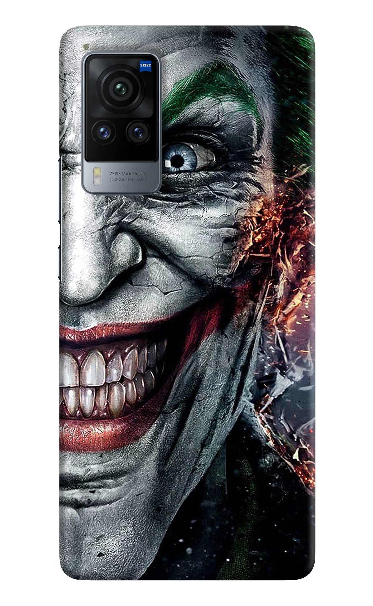 Joker Cam Vivo X60 Pro Hard Case Back Cover by Casekaro