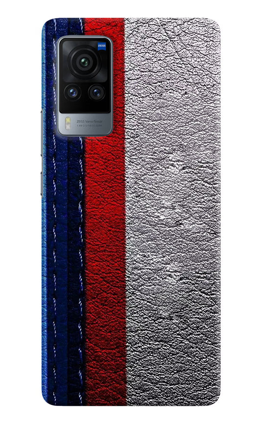 BMW Stripes Vivo X60 Pro Hard Case Back Cover by Casekaro