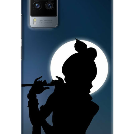 Shri Krishna Silhouette Vivo X60 Pro Hard Case Back Cover by Casekaro