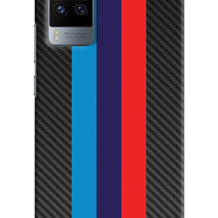 BMW Stripes Pattern Vivo X60 Pro Hard Case Back Cover by Casekaro