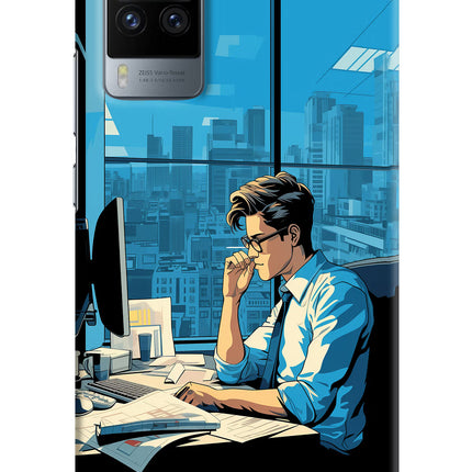 Focused Hustler (AI Generated) Vivo X60 Pro Hard Case Back Cover by Casekaro