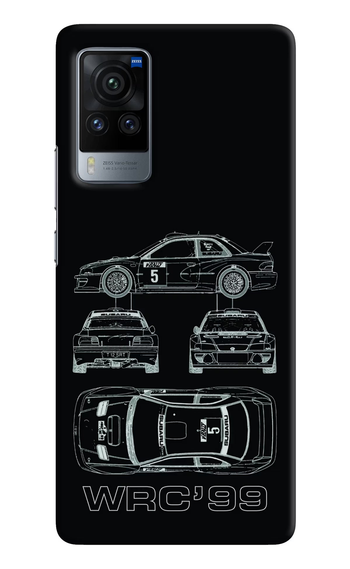 WRC'99 Vivo X60 Pro Hard Case Back Cover by Casekaro