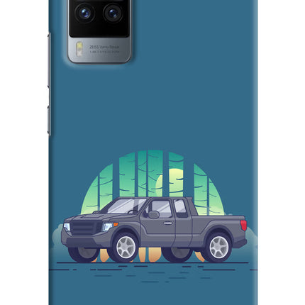 Retro Garage Vibe Vivo X60 Pro Hard Case Back Cover by Casekaro