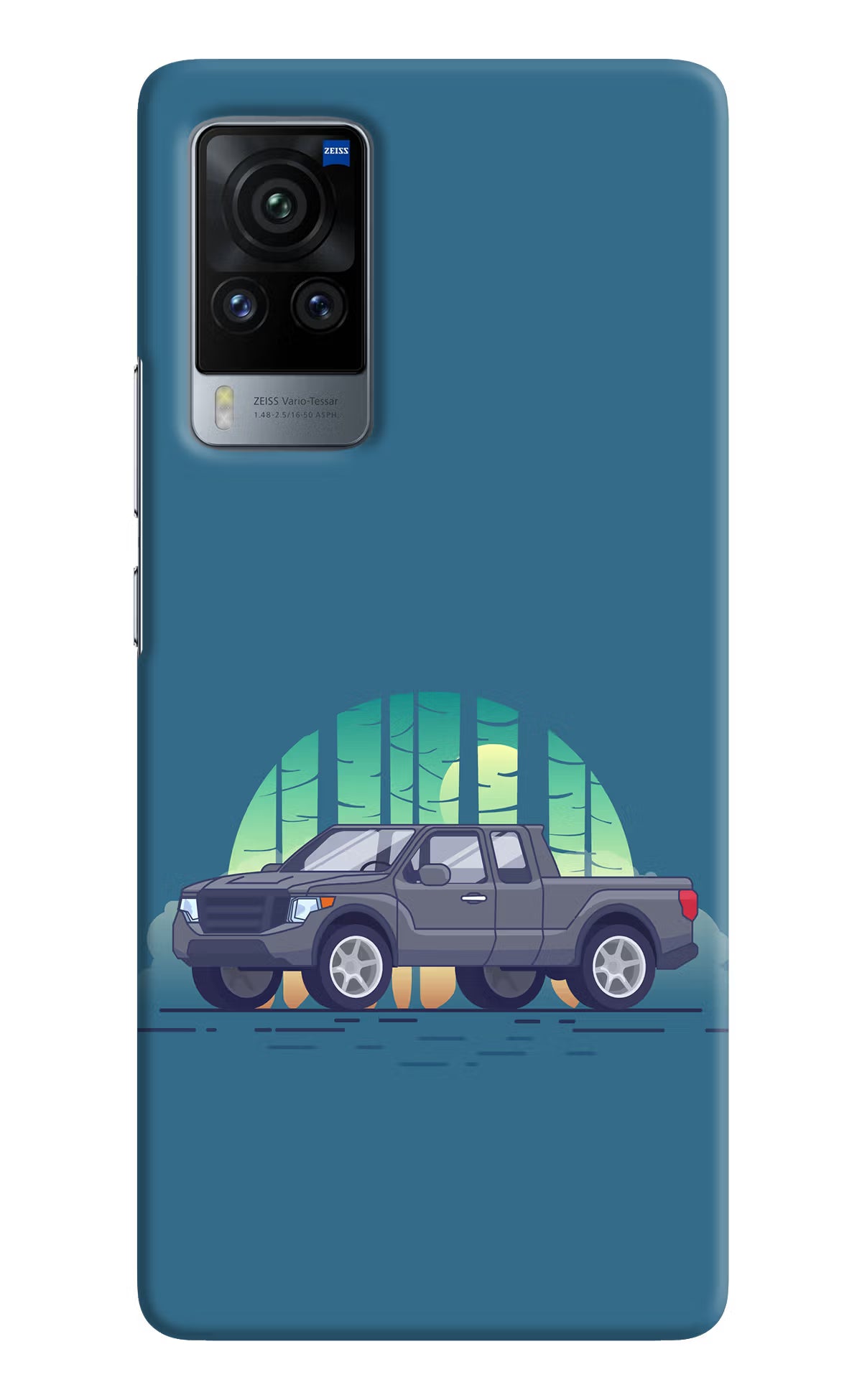 Retro Garage Vibe Vivo X60 Pro Hard Case Back Cover by Casekaro