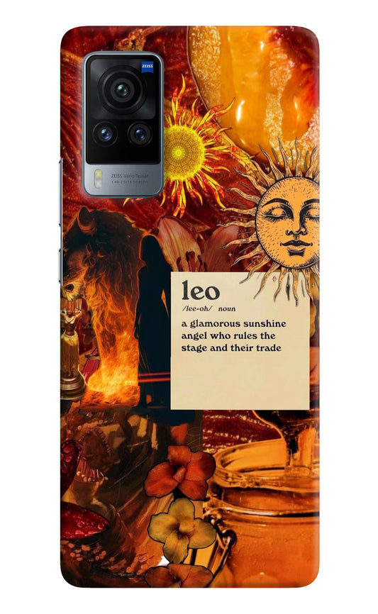 Leo Zodiac Vivo X60 Pro Hard Case Back Cover by Casekaro