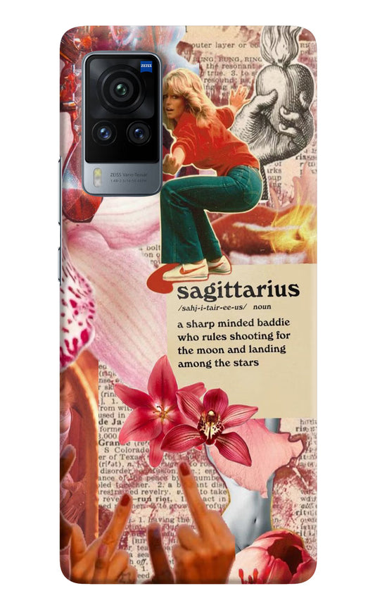 Sagittarius Zodiac Vivo X60 Pro Hard Case Back Cover by Casekaro