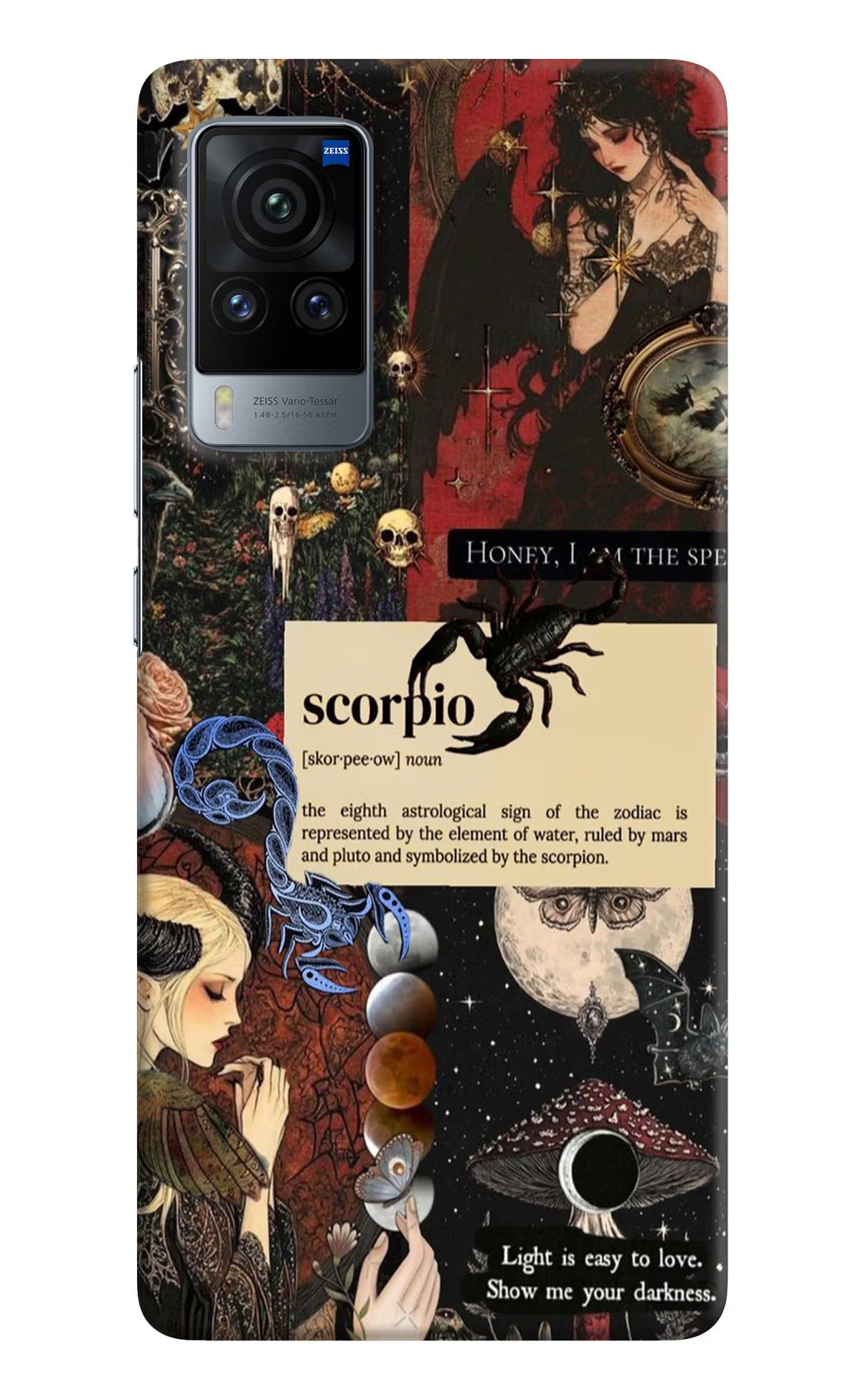 Scorpio Zodiac Vivo X60 Pro Hard Case Back Cover by Casekaro