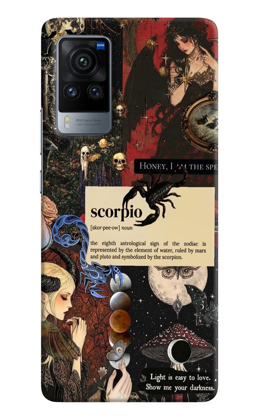 Scorpio Zodiac Vivo X60 Pro Hard Case Back Cover by Casekaro