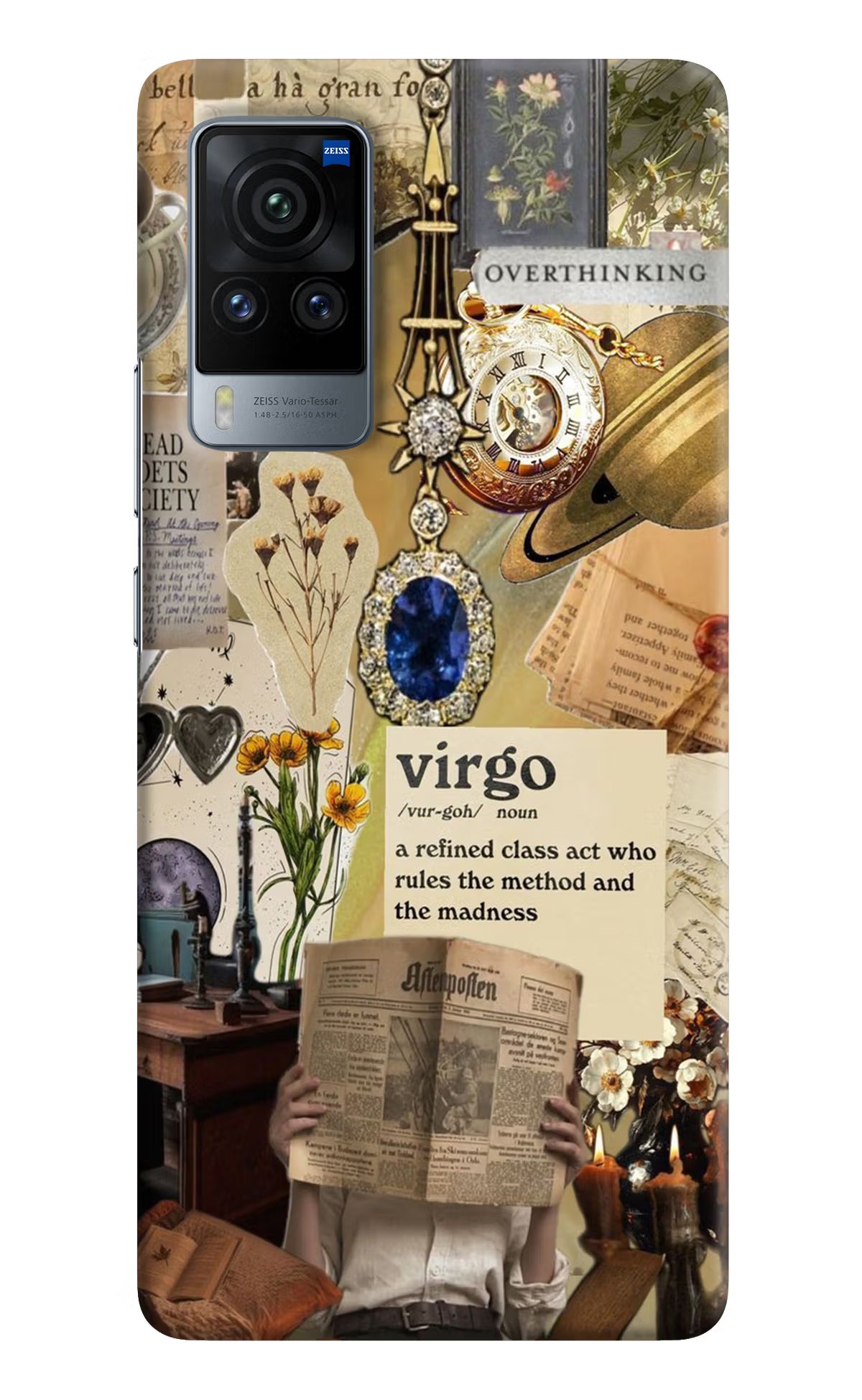 Virgo Zodiac Vivo X60 Pro Hard Case Back Cover by Casekaro