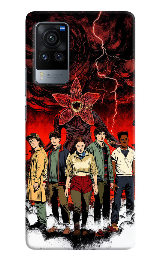 Ordinary Things Characters Vivo X60 Pro Hard Case Back Cover by Casekaro
