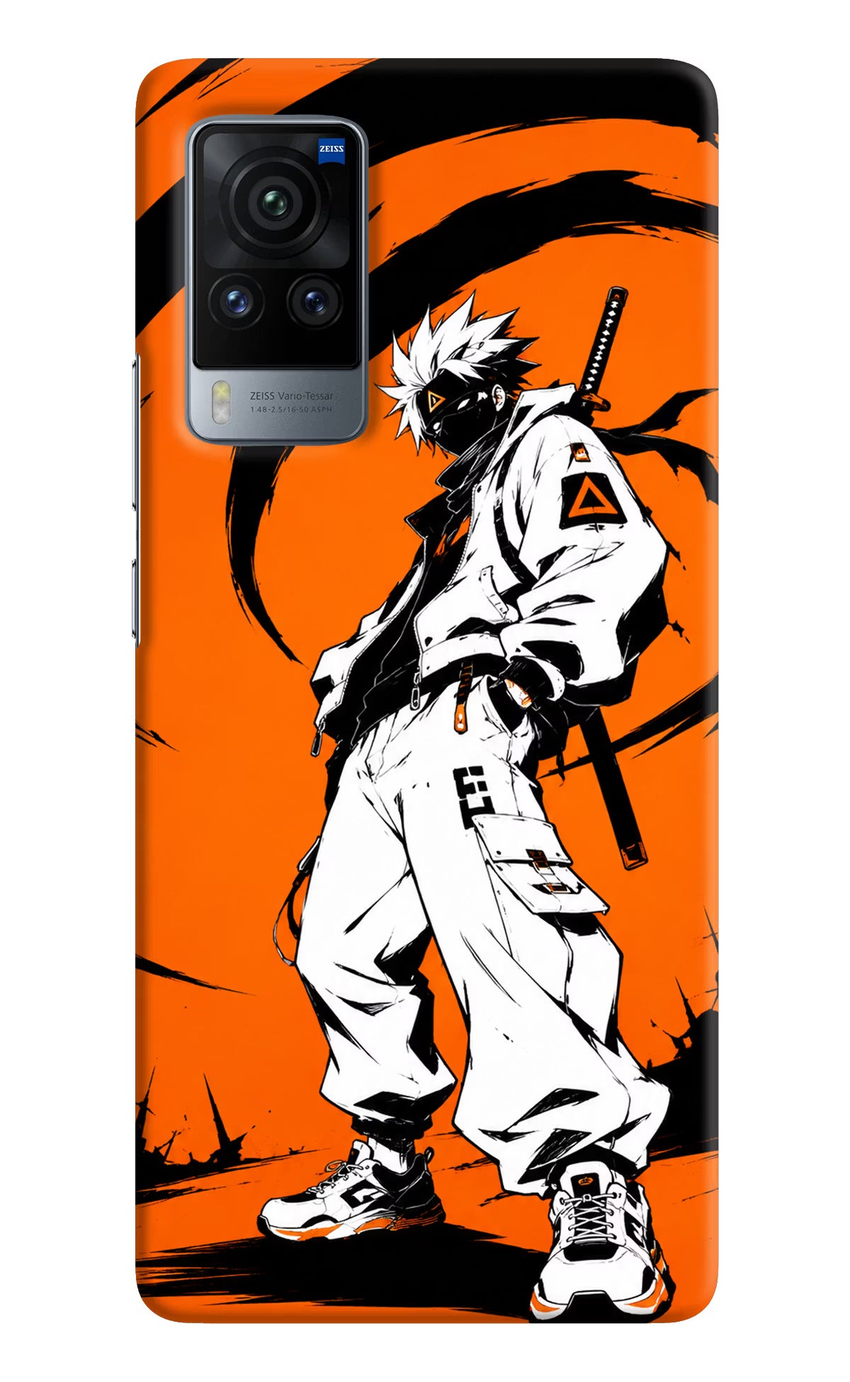 Street Samurai  Vivo X60 Pro Hard Case Back Cover by Casekaro
