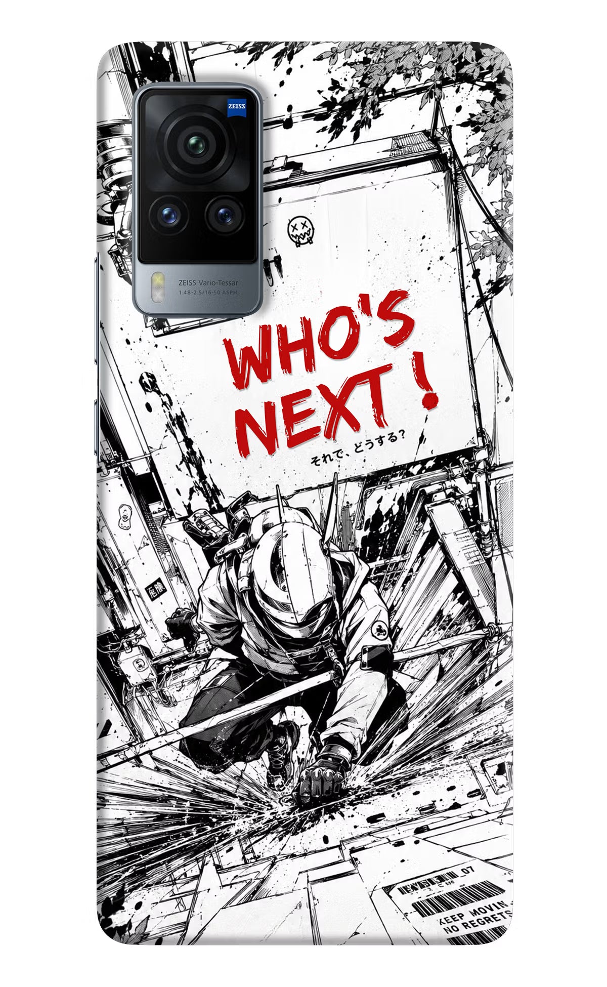 Who's Next Vivo X60 Pro Hard Case Back Cover by Casekaro