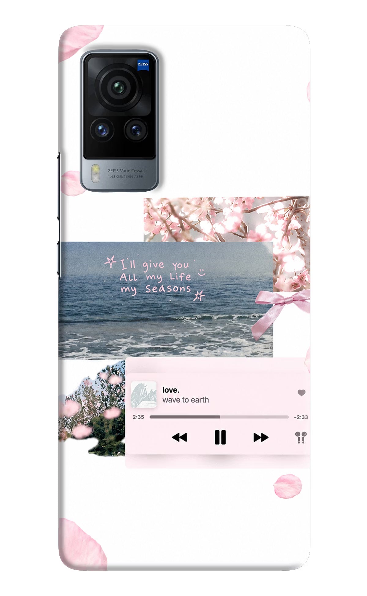 Wave to earth Vivo X60 Pro Back Cover