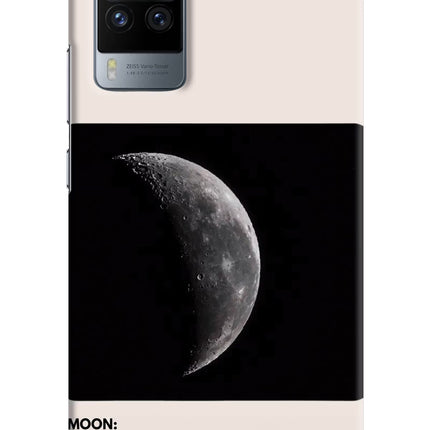 Moon Phase Vivo X60 Pro Hard Case Back Cover by Casekaro