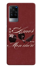 Velvet Cherry Vivo X60 Pro Hard Case Back Cover by Casekaro