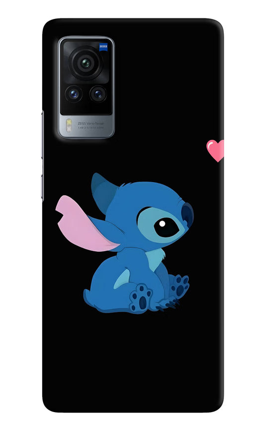 Stitch Crush Vivo X60 Pro Hard Case Back Cover by Casekaro
