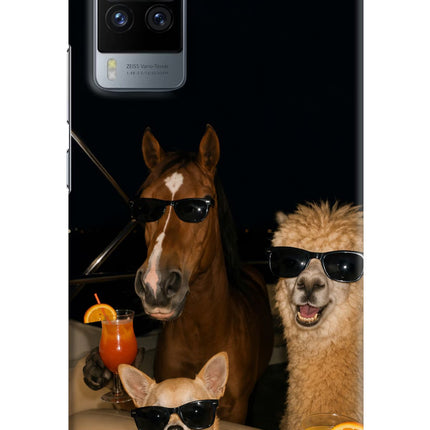 Party Squad Vivo X60 Pro Hard Case Back Cover by Casekaro