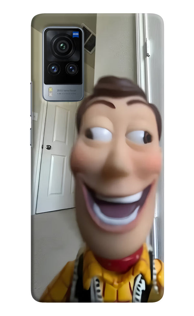 Side Eye Woody Vivo X60 Pro Hard Case Back Cover by Casekaro