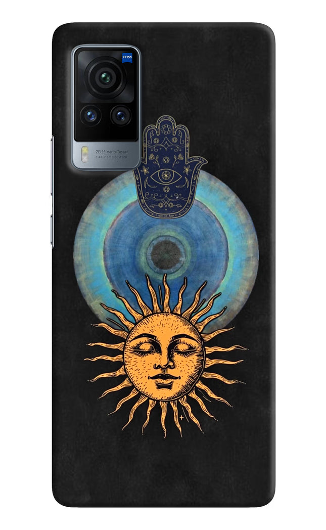 Divine Sun Vivo X60 Pro Hard Case Back Cover by Casekaro