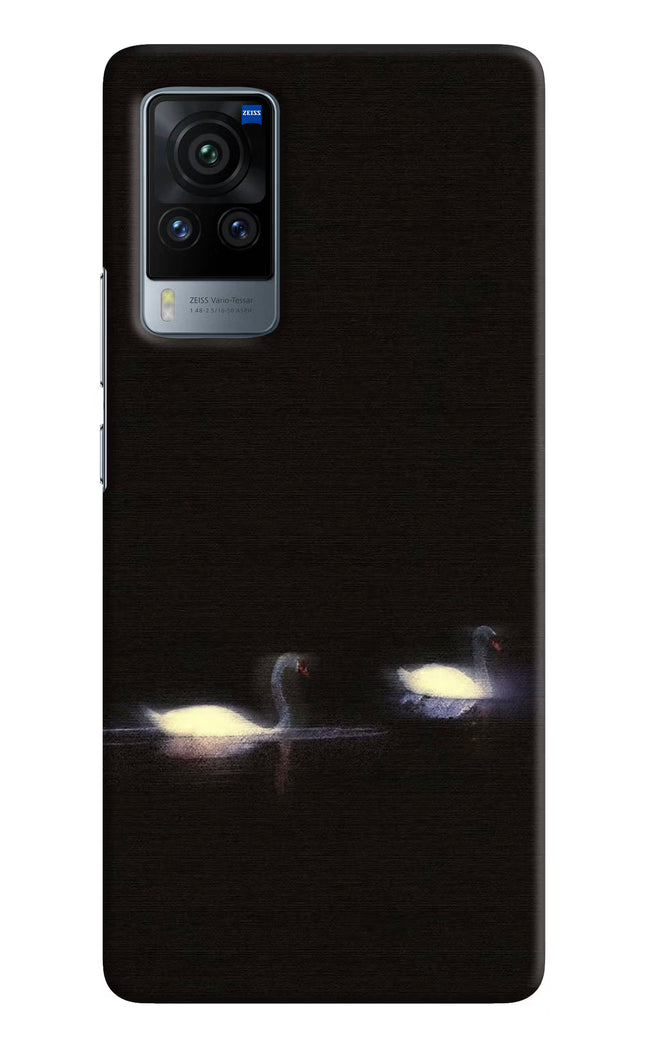 Silent Swans Vivo X60 Pro Hard Case Back Cover by Casekaro