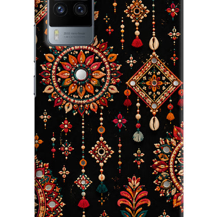 Boho Noir Vivo X60 Pro Hard Case Back Cover by Casekaro