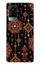 Boho Noir Vivo X60 Pro Hard Case Back Cover by Casekaro