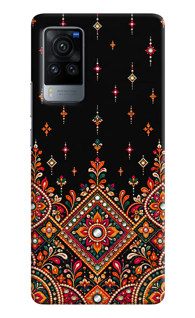 Noir Mehfil Vivo X60 Pro Hard Case Back Cover by Casekaro