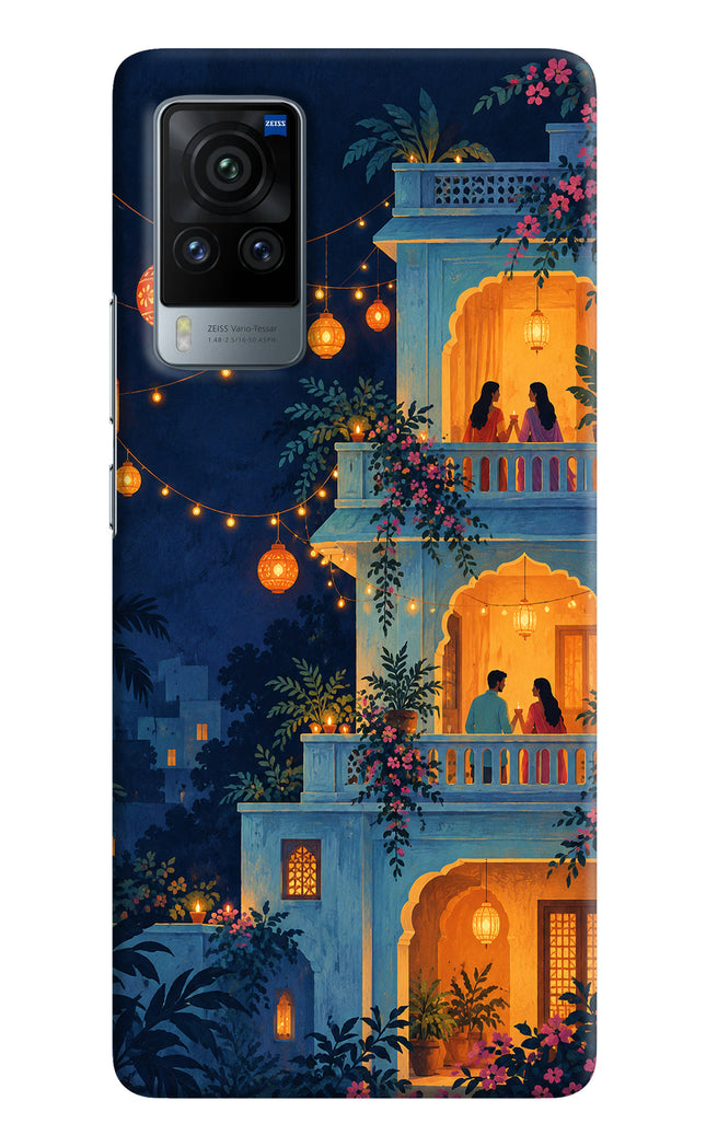Balcony Glow Vivo X60 Pro Hard Case Back Cover by Casekaro