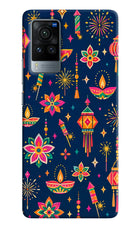 Festive Pop Vivo X60 Pro Hard Case Back Cover by Casekaro
