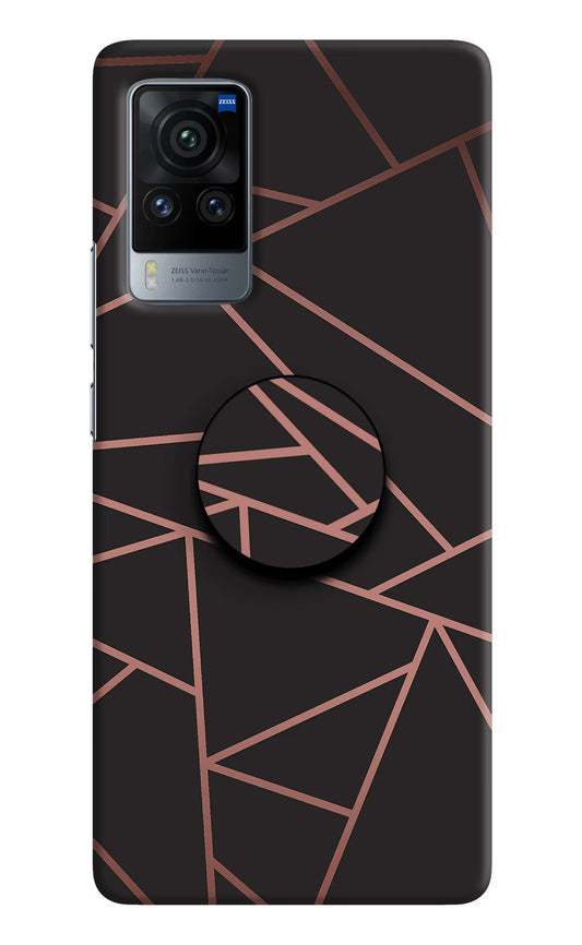 Geometric Pattern Vivo X60 Pro Pop Case by Casekaro